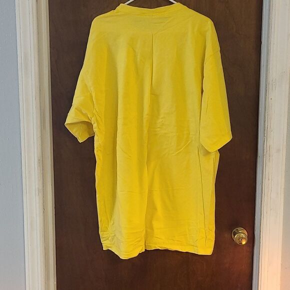 XL Yellow PLUMA Short Sleeved Tee Shirt - Picture 3 of 3